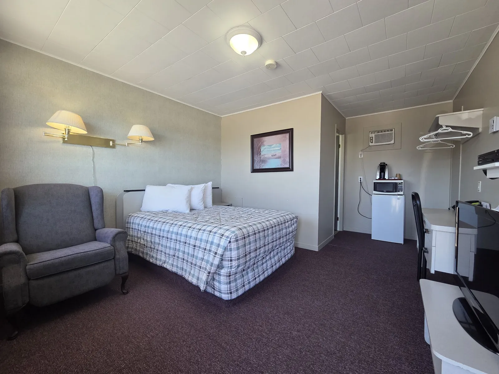 Chambre 1 lit double au Motel Claude — photo 5