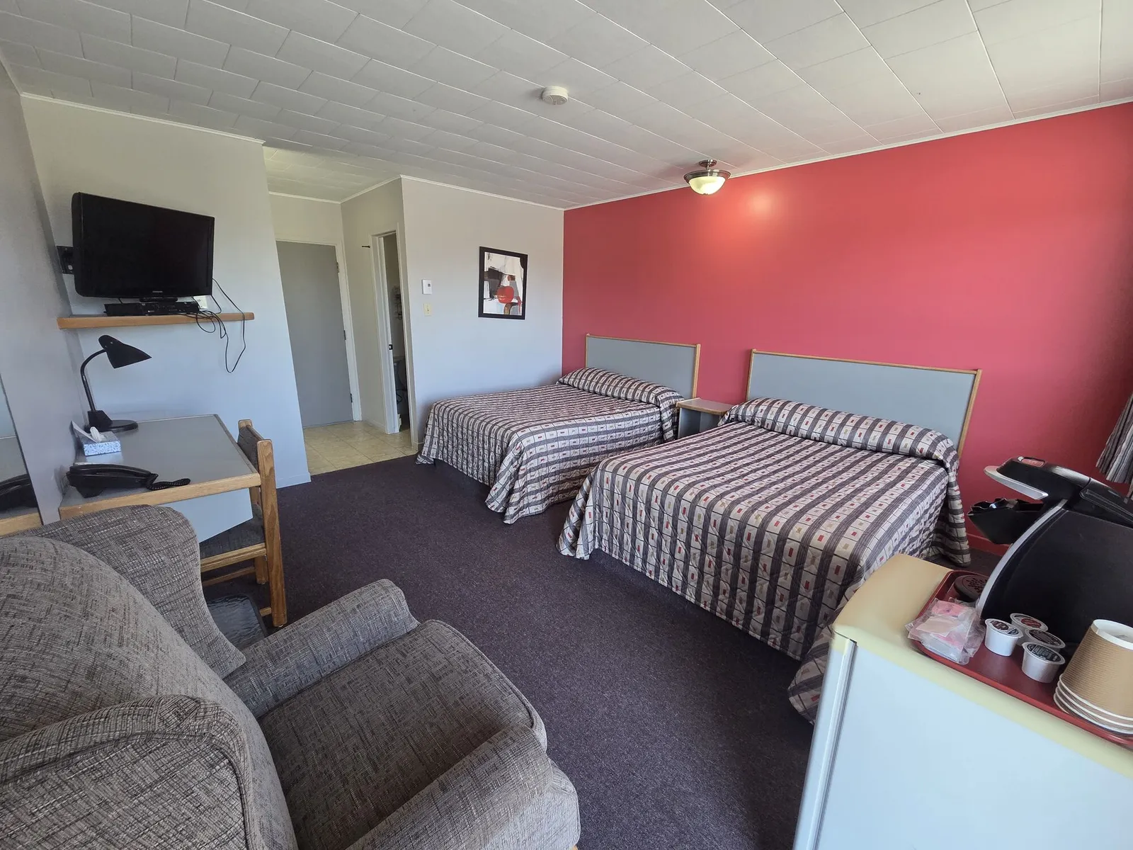 Chambre 2 lits doubles au Motel Claude — photo 4