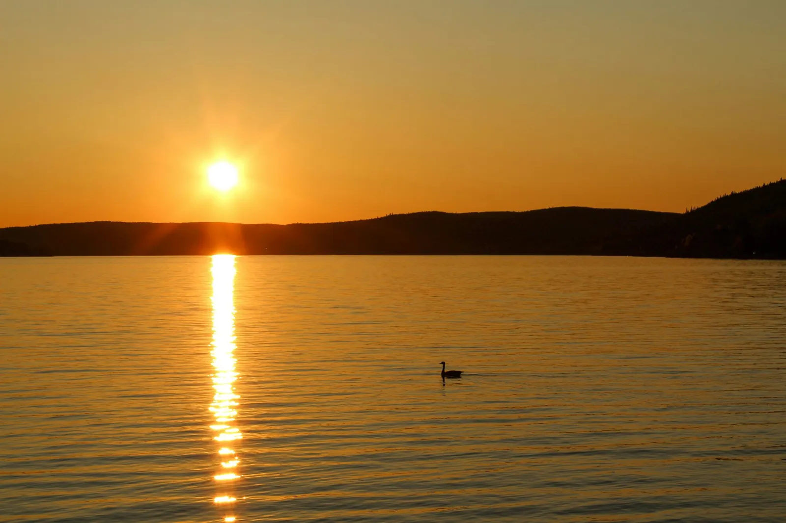 Vue panoramique du lac Témiscouata, au cœur du Bas-Saint-Laurent
